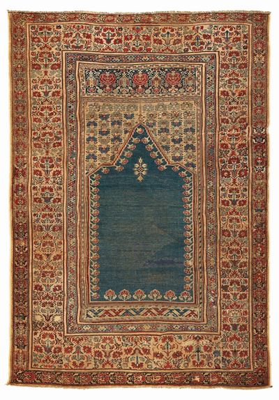 Tappeto Ovest Anatolia Ghiordes Fine XVIII Inizio XIX Secolo