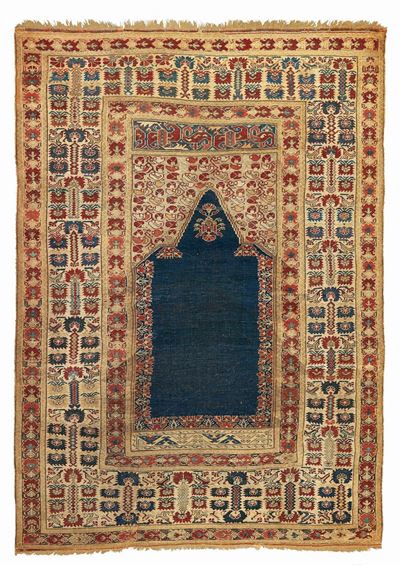 Tappeto Ovest Anatolia Ghiordes XIX Secolo