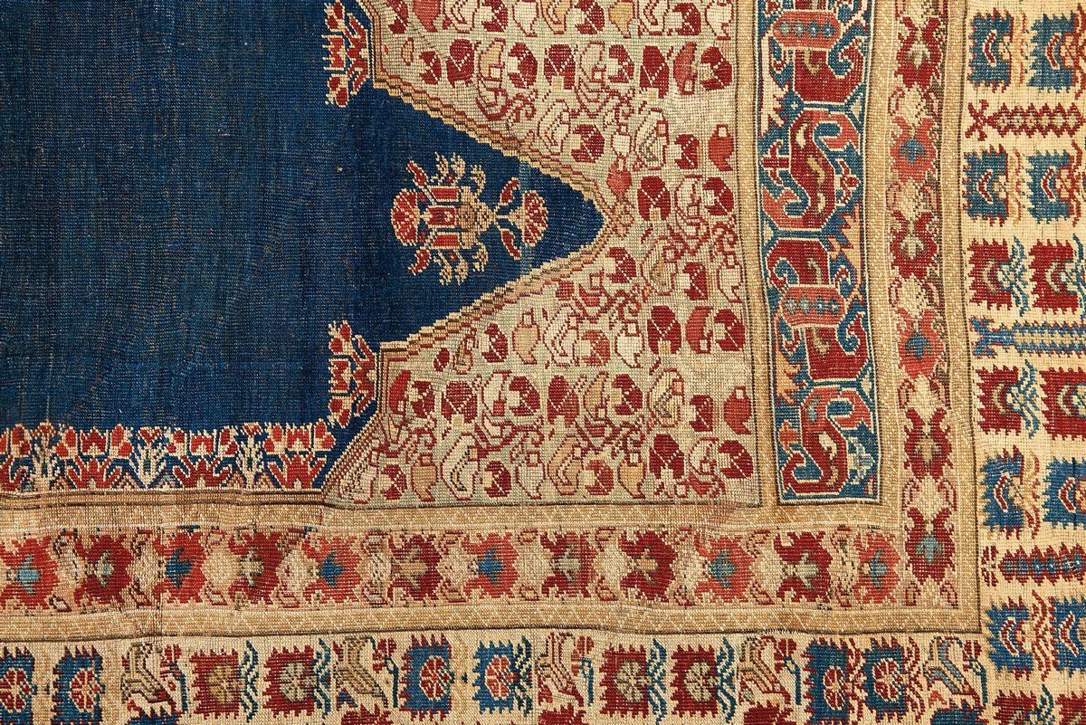 Tappeto Ovest Anatolia Ghiordes XIX Secolo