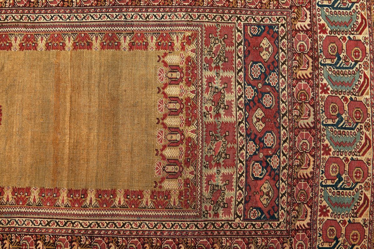 Tappeto Ovest Anatolia Ghiordes XIX Secolo