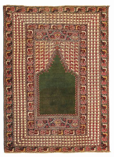 Tappeto Ovest Anatolia Ghiordes Inizio XIX Secolo