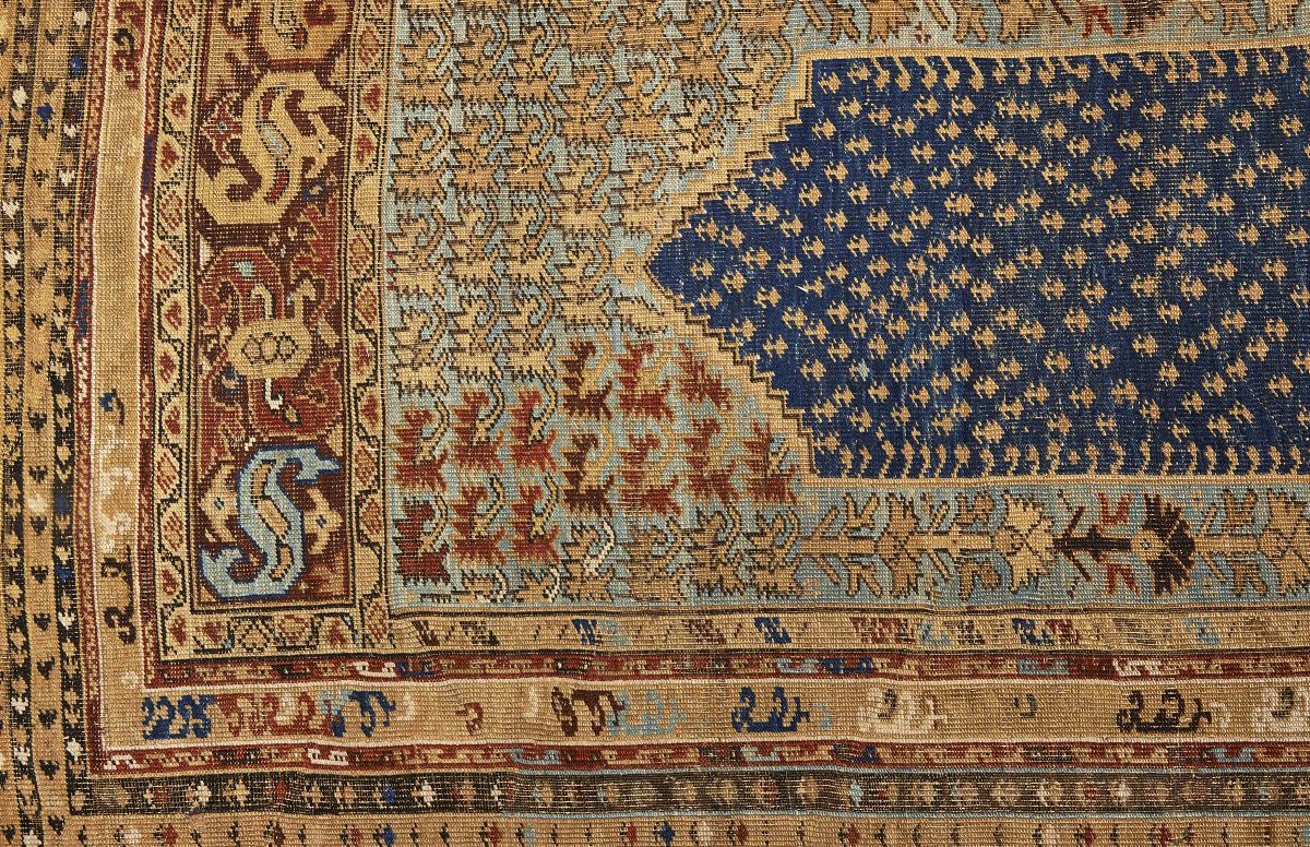 Tappeto Ovest Anatolia Koula Fine XIX Secolo