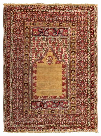 Tappeto Ovest Anatolia Ghiordes Inizio XIX Secolo
