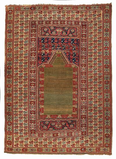 Tappeto Ovest Anatolia Ghiordes Inizio XIX Secolo