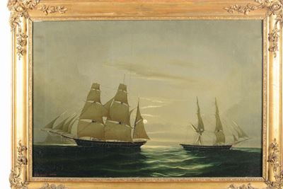 Cheri Dubreuil (1828-1880)ritratti di Velieri, 1858