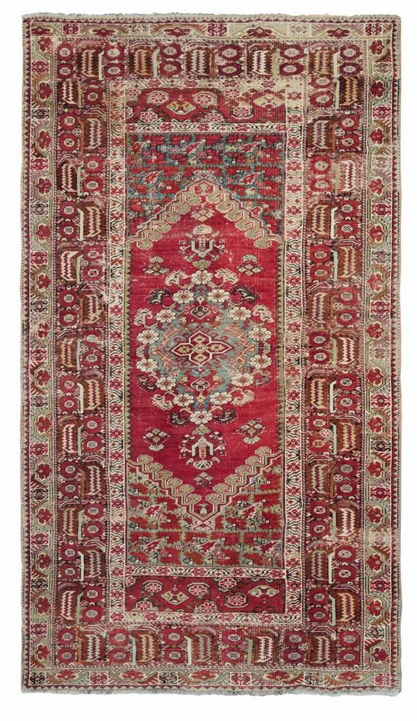 A Ghiordes rug, west Anatolia, 19th-20th century