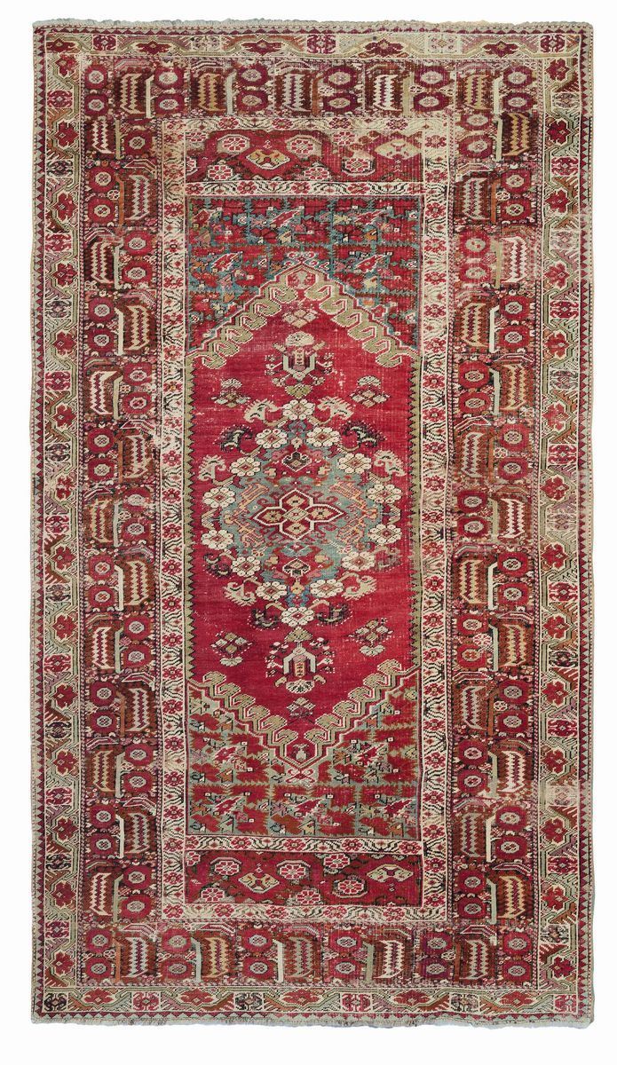 A Ghiordes rug, west Anatolia, 19th-20th century  - Auction Fine Carpets - Cambi Casa d'Aste