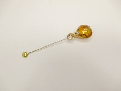 Spillone/pendente con Quarzo Citrino