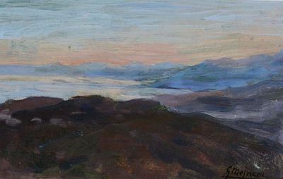 Guido Meineri (1869 - 1944)tramonto