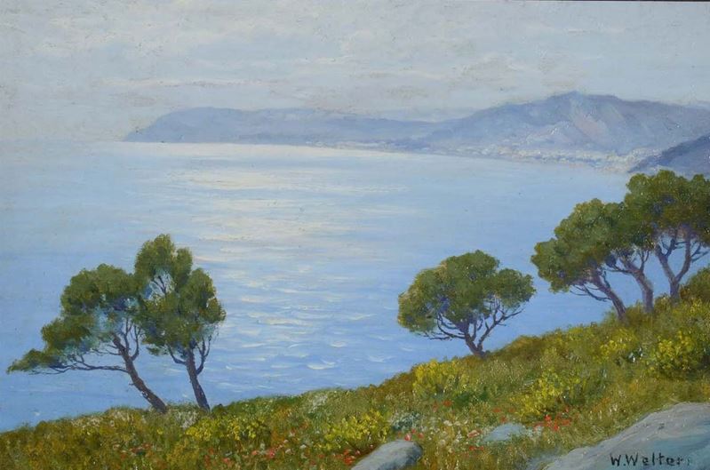 Anonimo del XX secolo Costa di Sanremo  - Auction Paintings of the 19th - 20th century | Time Auction - Cambi Casa d'Aste
