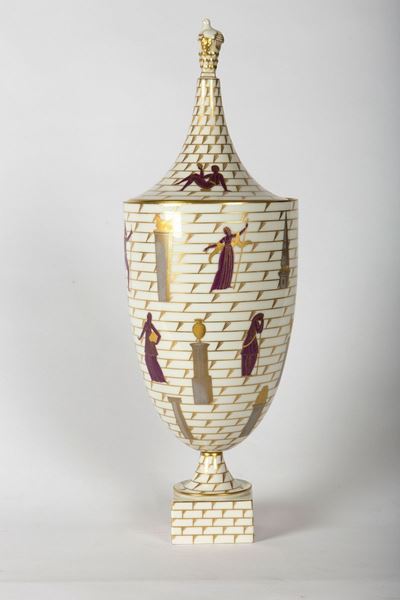 Gio' Ponti (1891-1979) - Richard Ginori - S.cristoforo Milanopasseggiata Archeologica
