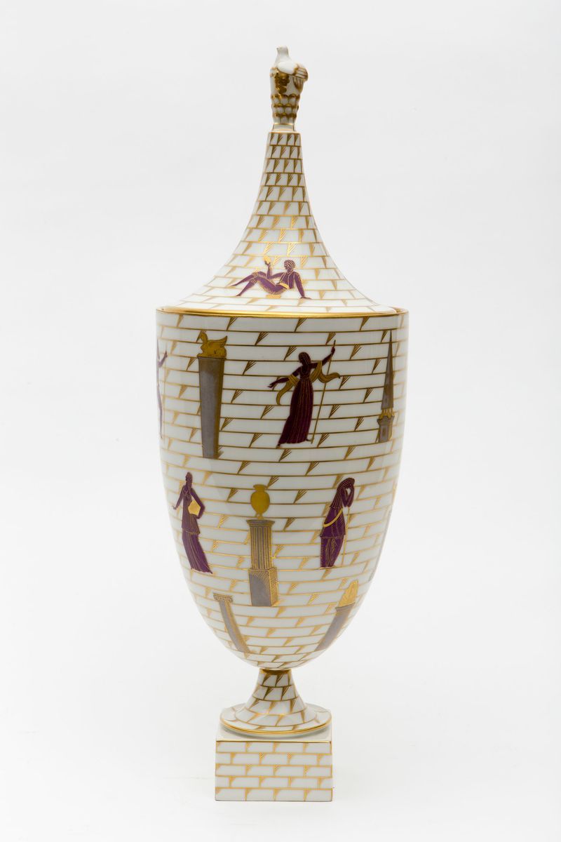 Gio' Ponti (1891-1979) - Richard Ginori - S.cristoforo Milanopasseggiata Archeologica