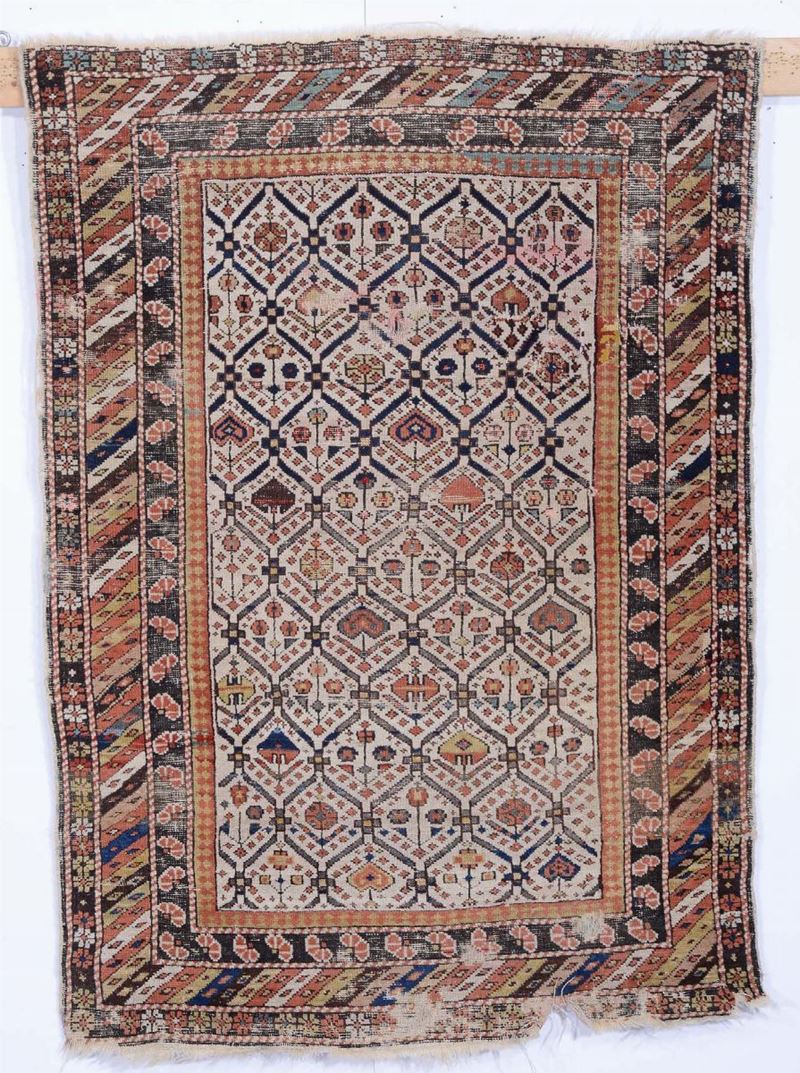 Tappeto caucasico Daghestan fine XIX secolo  - Auction Asta a Tempo Antiquariato - Cambi Casa d'Aste