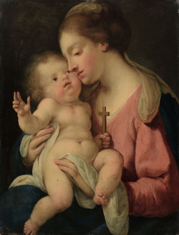 Pittore Veneto del XVIII secolo Madonna con Bambino