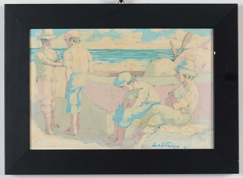 Leonardo Lo Staino Figura al mare  - Auction Fine Art - Cambi Casa d'Aste