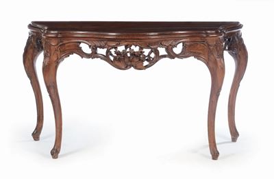 Console Luigi XV in Noce, Veneto XVIII Secolo