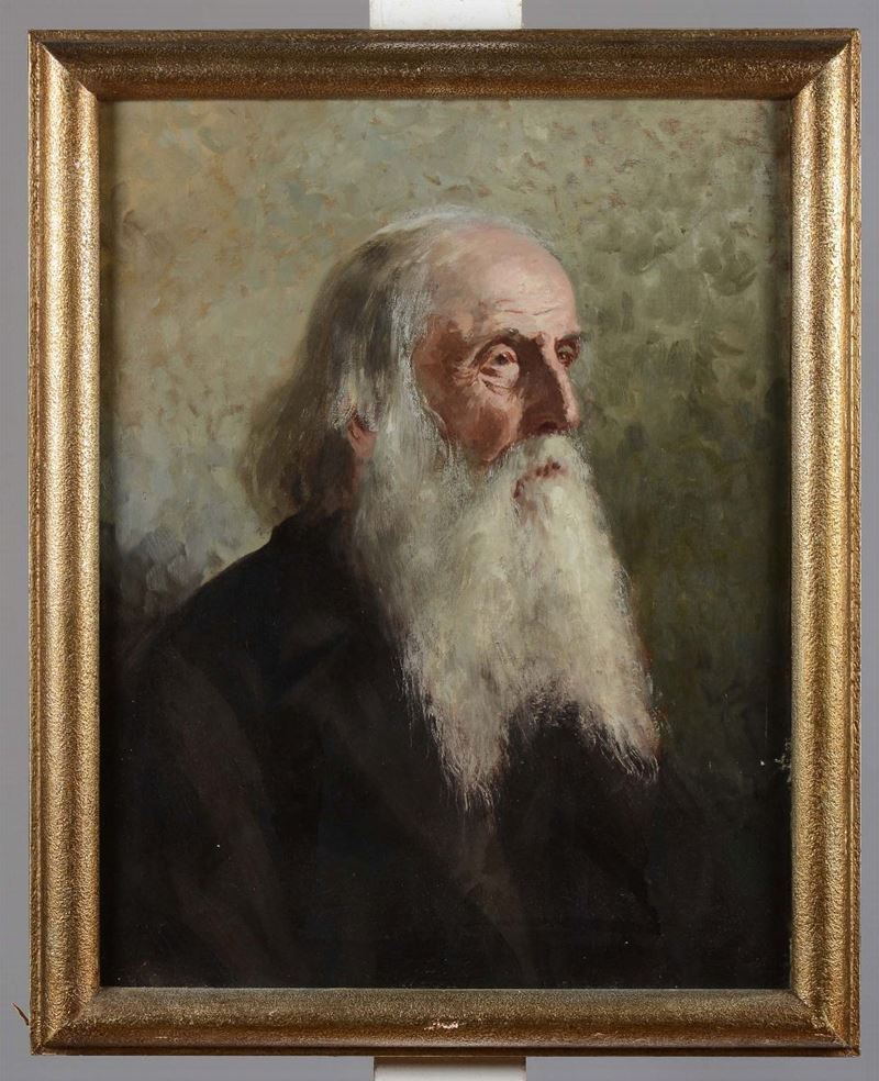Anonimo del XIX secolo Testa di anziano  - Auction Paintings online auction - Cambi Casa d'Aste
