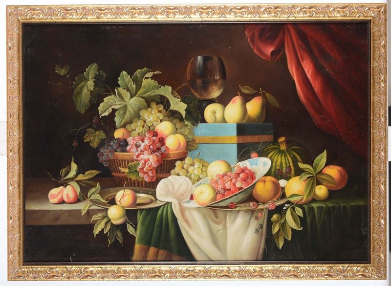 Anonimo del XVIII-XIX secolo Natura morta  - Auction Fine Art - Cambi Casa d'Aste