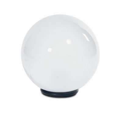 Lampada da Tavolo in Vetro Opalescente con Base in Materiale Plastico.