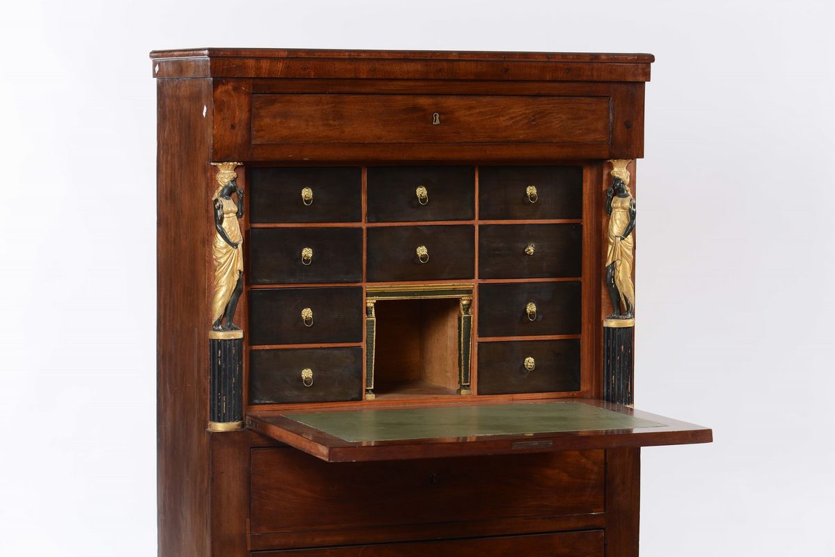 Secretaire Impero Lastronato, XIX Secolo