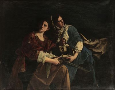 Orazio Gentileschi (pisa 1563 - Londra 1639), Bottega Digiuditta e Oloferne