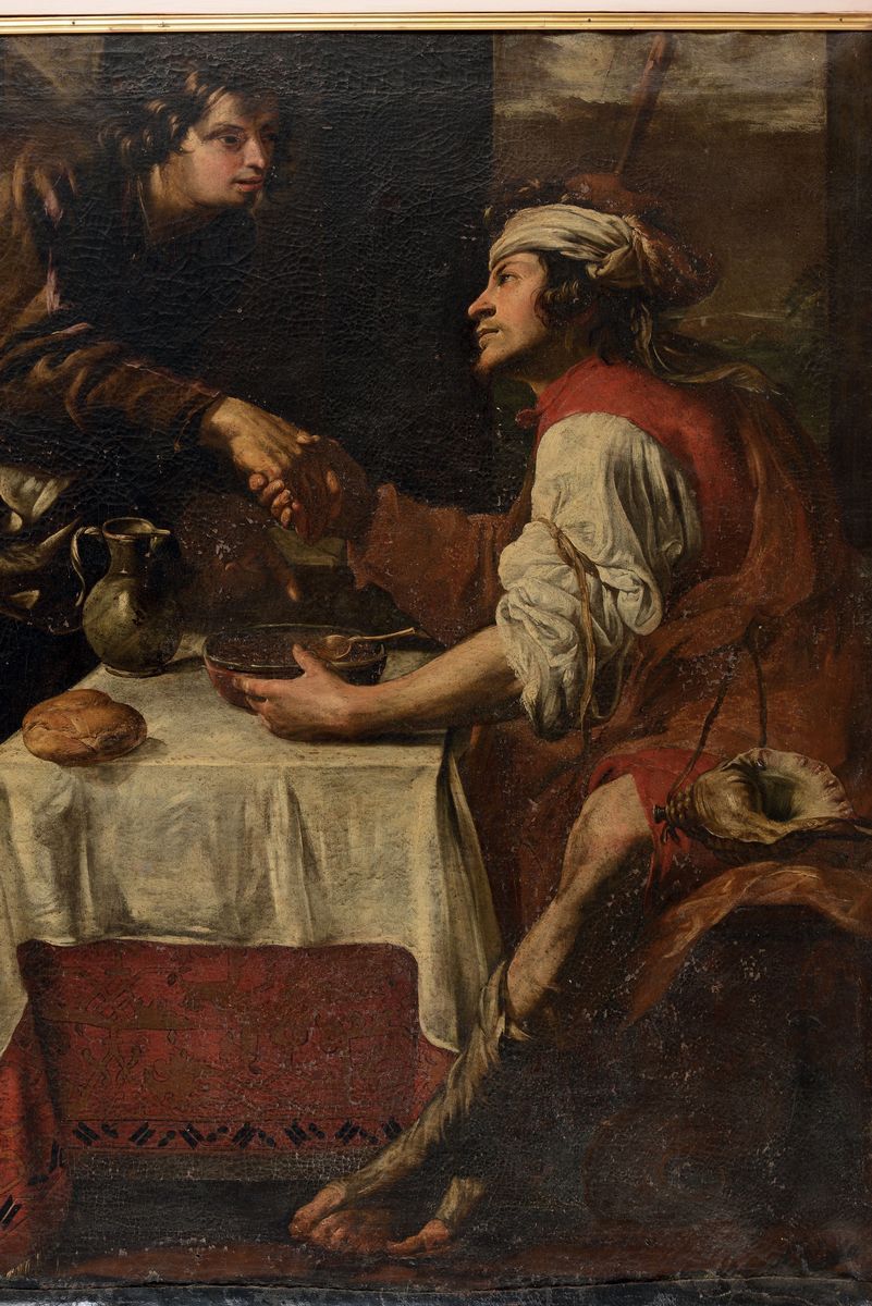 Giovan Battista Carlone (genova 1603 - Parodi Ligure 1684)esau Vende la Primogenitura