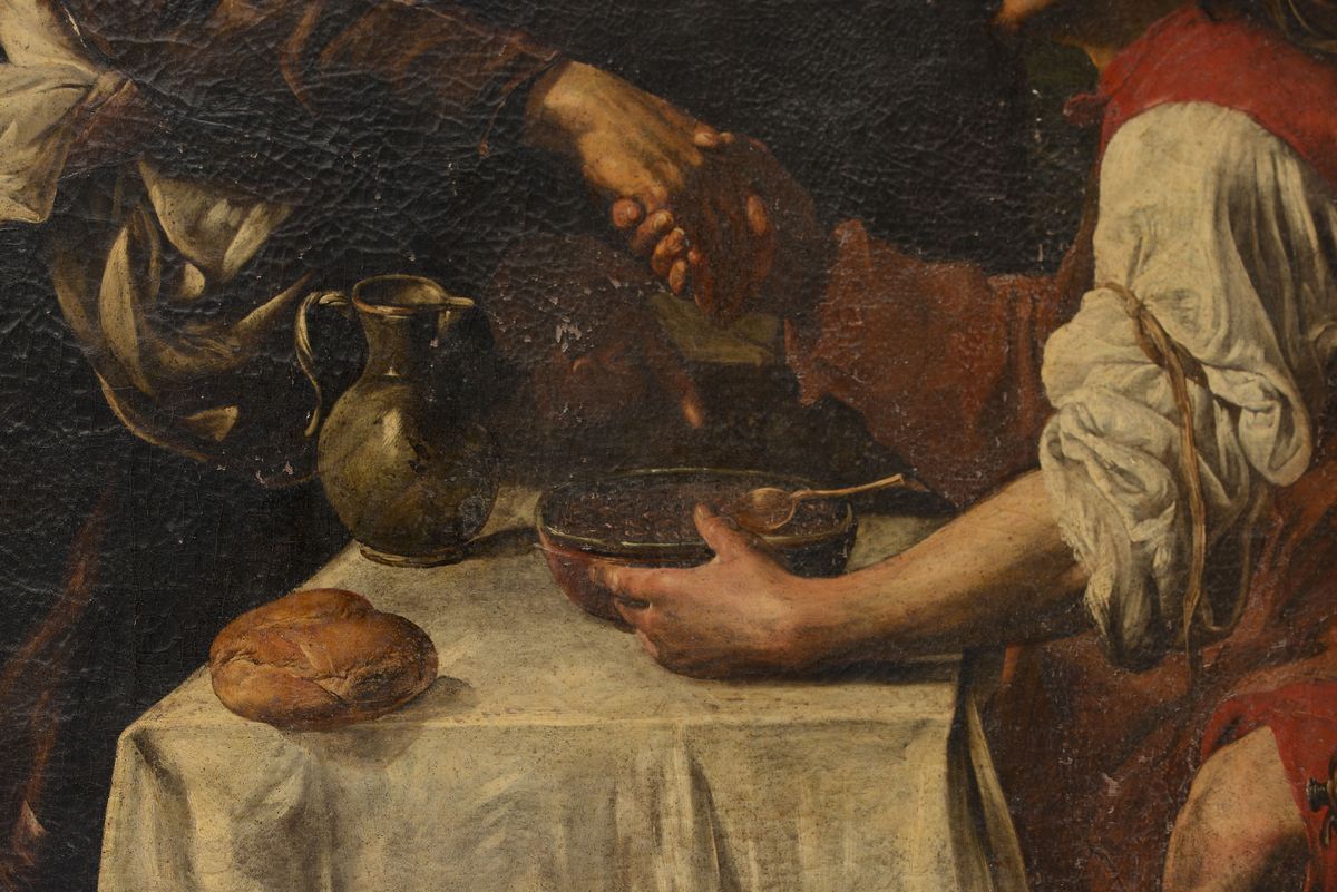 Giovan Battista Carlone (genova 1603 - Parodi Ligure 1684)esau Vende la Primogenitura