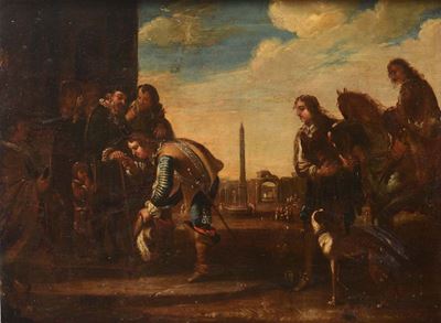 Scuola Romana del XVII Secoloscena Popolare