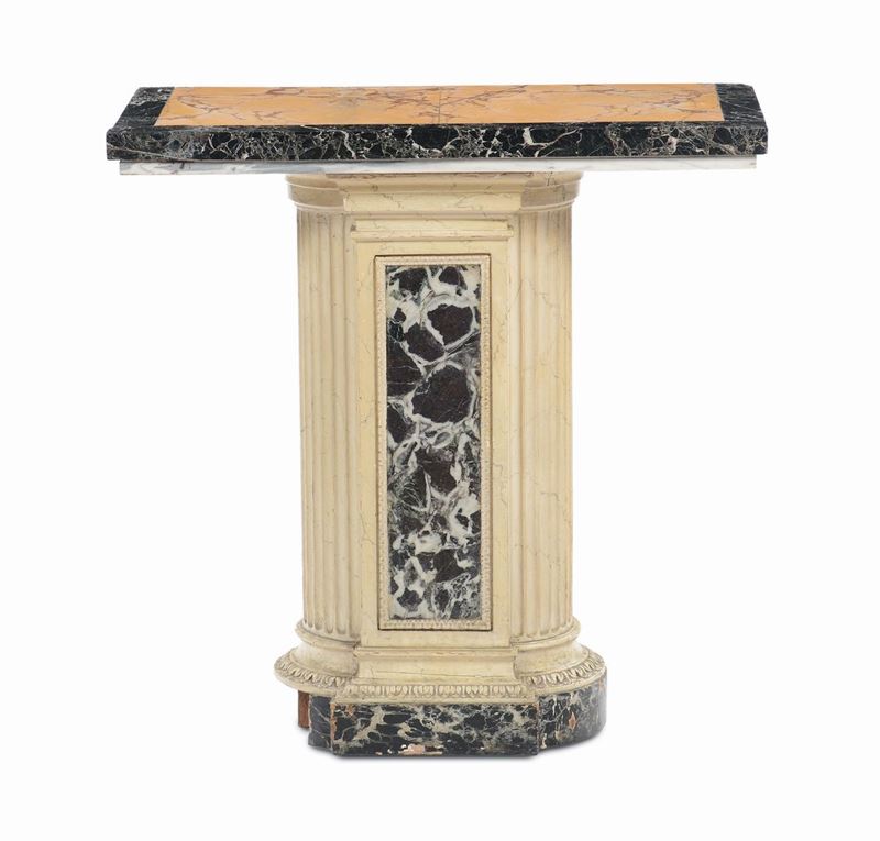 Mensola con piano in marmo, XIX secolo  - Auction Fine Art - Cambi Casa d'Aste