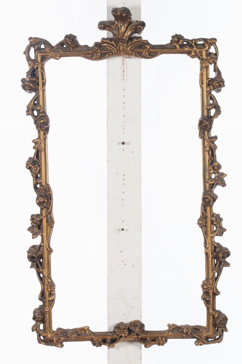 Cornice in legno intagliato e dorato, XVIII-XIX secolo  - Auction Fine Old Frames - Cambi Casa d'Aste