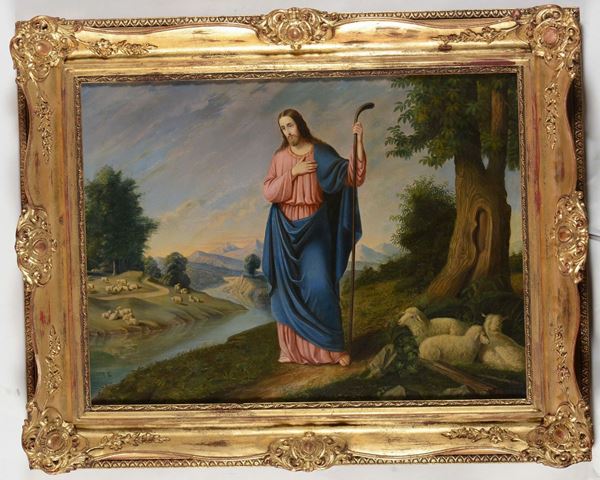 Scuola della seconda metà del XIX secolo Il buon pastore