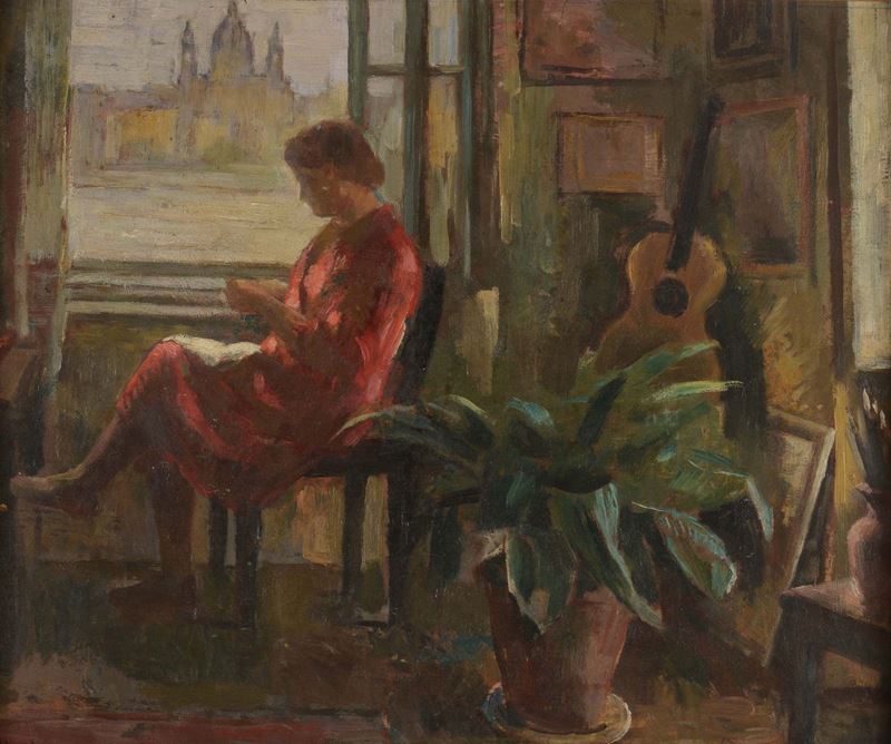 Anonimo del XIX secolo Donna seduta  - Auction Fine Art - Cambi Casa d'Aste