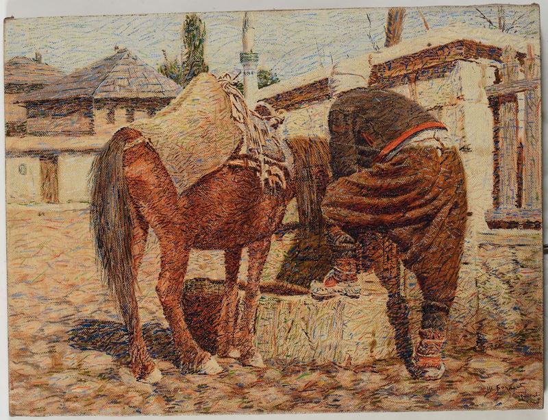 S. Bozarit Tartaro alla fonte  - Asta Antiquariato - Cambi Casa d'Aste