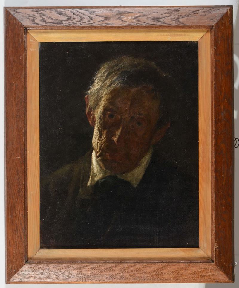 Gyula Glatter Ritratto maschile  - Auction Fine Art - Cambi Casa d'Aste