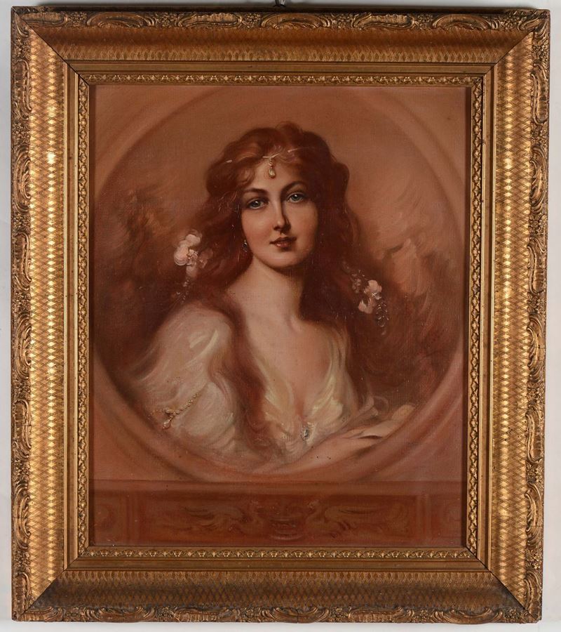 Ferenc Innocent Ritratto femminile  - Auction Fine Art - Cambi Casa d'Aste