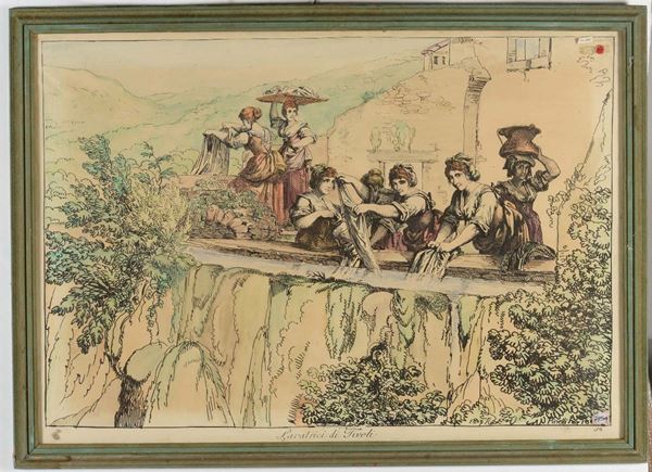 Grande litografia a colori da Pinelli