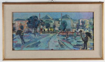 Attilio Mangini (1912-2004)veduta di Città