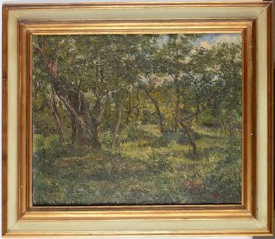 Alfred Wickenburg (1885-1978)veduta di Bosco, 1900