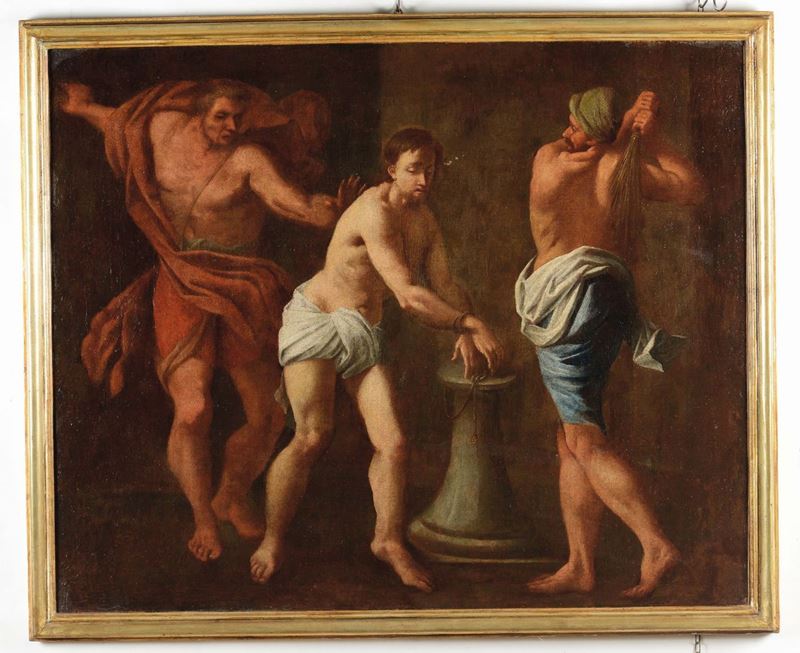 Scuola del XVIII secolo Flagellazione  - Auction Fine Art - Cambi Casa d'Aste