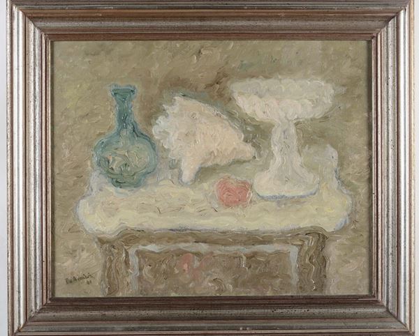 Cristoforo De Amicis (1902-1987) Natura morta con brocche