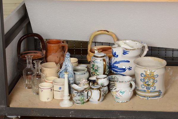 Lotto misto di ceramiche
