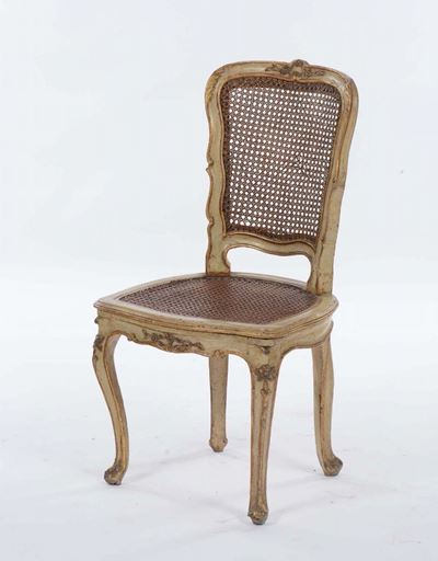 Sedia in Legno Laccato e Dorato, Venezia Xviiisecolo