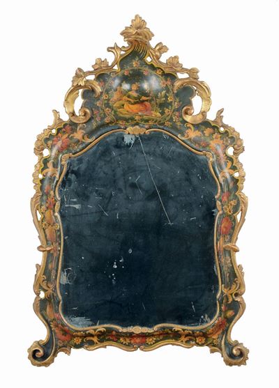 Specchiera da Tavolo Sagomata, Venezia Metà XVIII Secolo