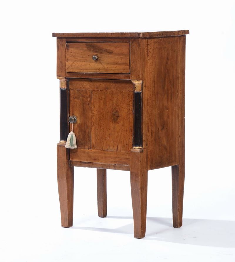 Comodino in noce, Veneto stile impero  - Auction Fine Art - Cambi Casa d'Aste