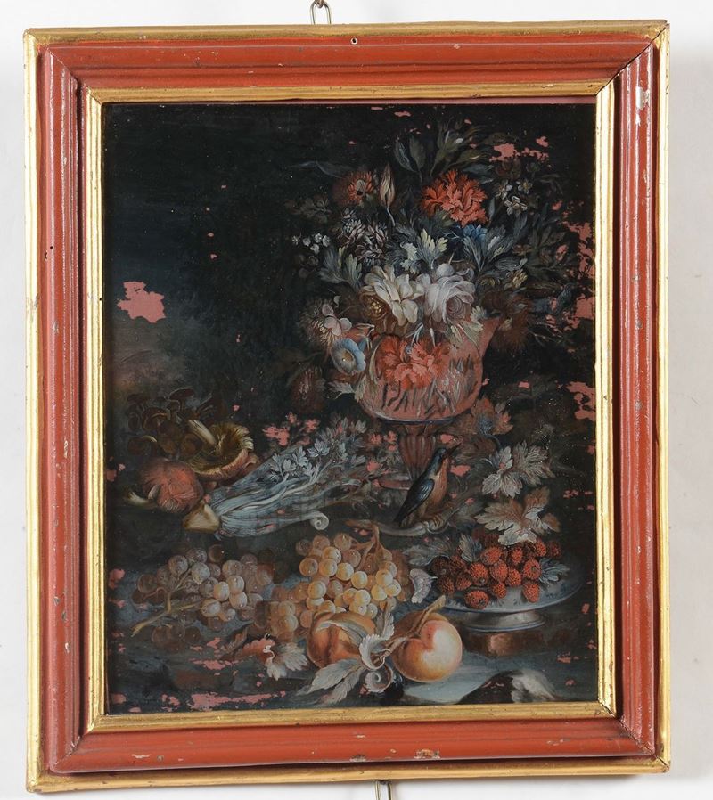 Scuola del XVIII secolo Natura morta  - Asta Antiquariato - Cambi Casa d'Aste