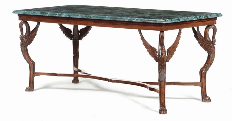 Tavolo in stile Impero, prima metà XX secolo  - Auction Fine Art - Cambi Casa d'Aste