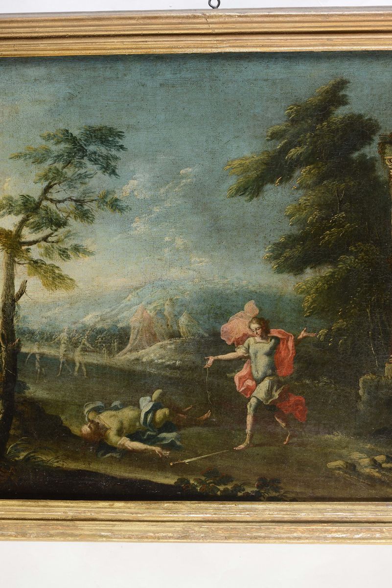 Scuola Romana Dell'inizio del XVIII Secololoth e le Figlie David e Golia