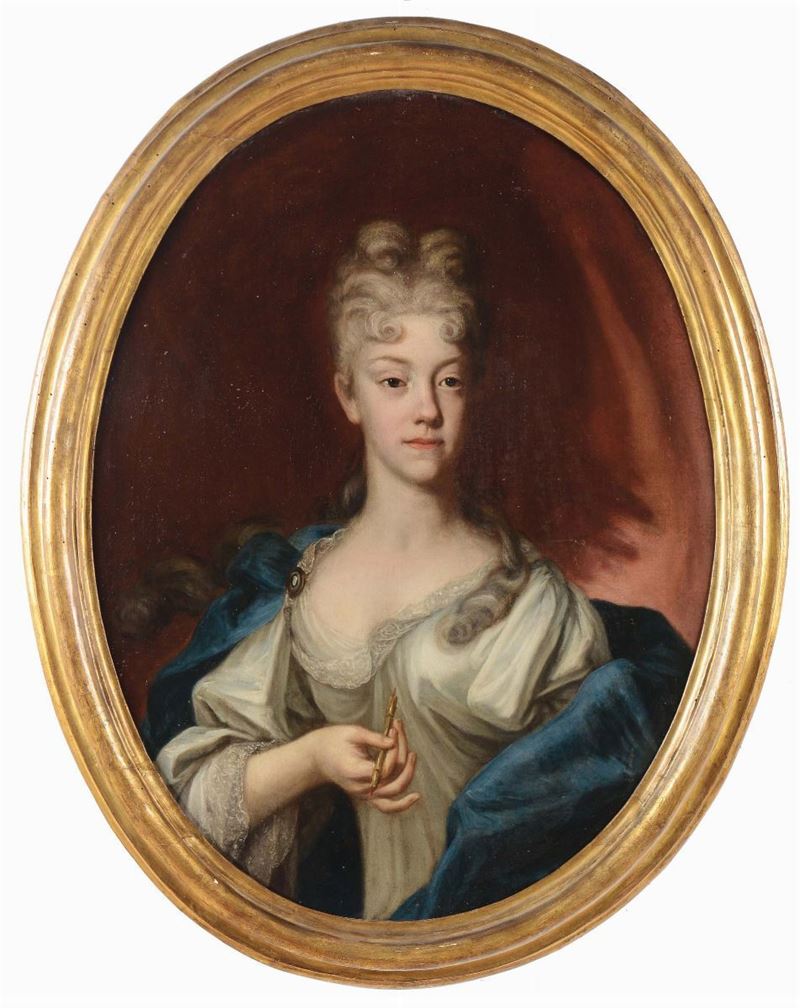 Scuola del XVIII secolo Ritratto femminile  - Auction Fine Art - Cambi Casa d'Aste