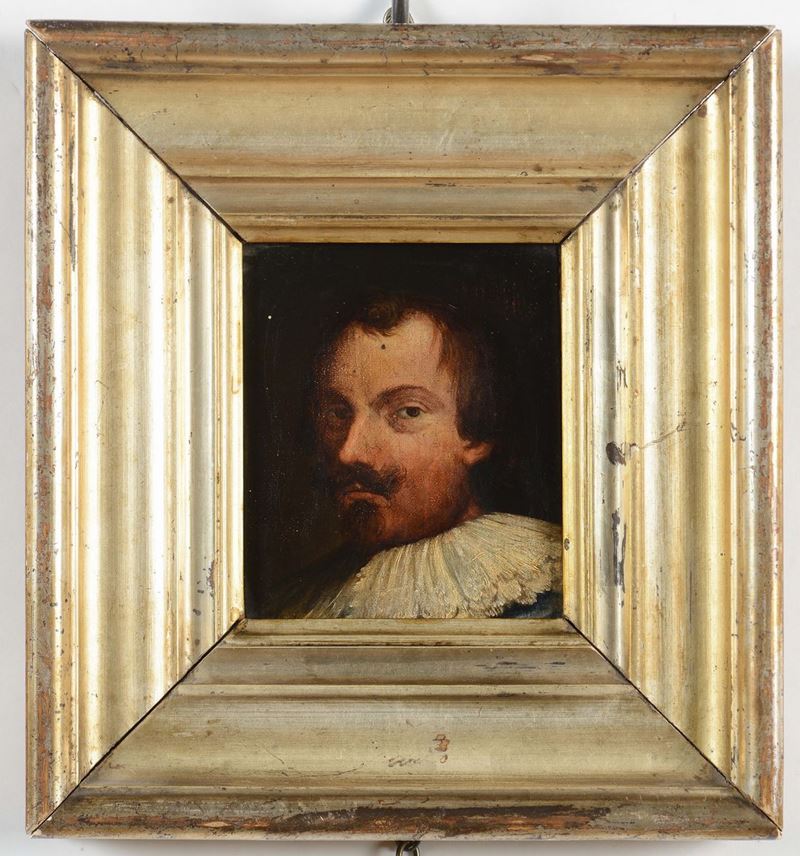 Scuola del XVIII secolo Piccolo ritrattino di gentiluomo  - Auction Fine Art - Cambi Casa d'Aste