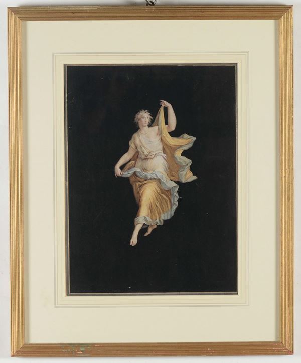 Scuola del XVIII secolo Coppia di figure allegoriche